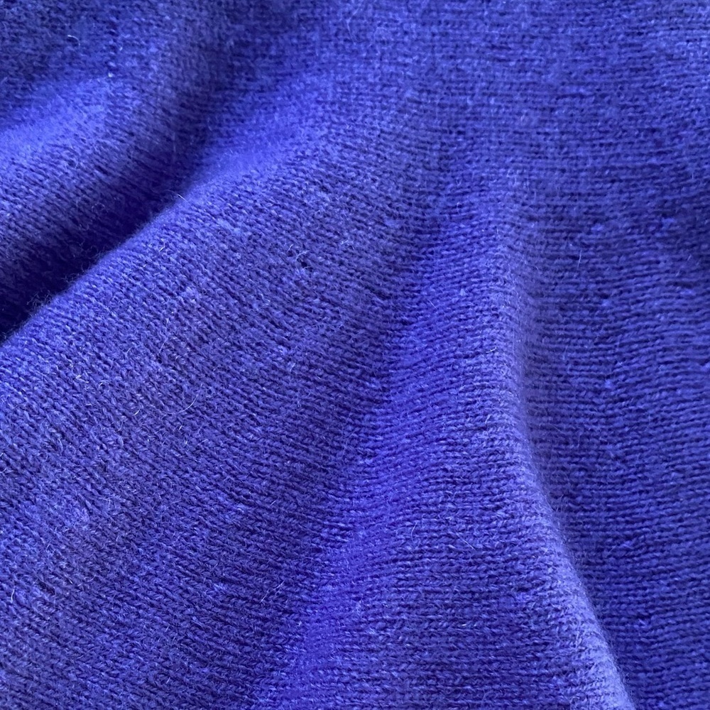 Autumn Cashmere Purple Flounced Ruffle Hem Sleeveless Cashmere Dress Medium - Picture 8 of 13